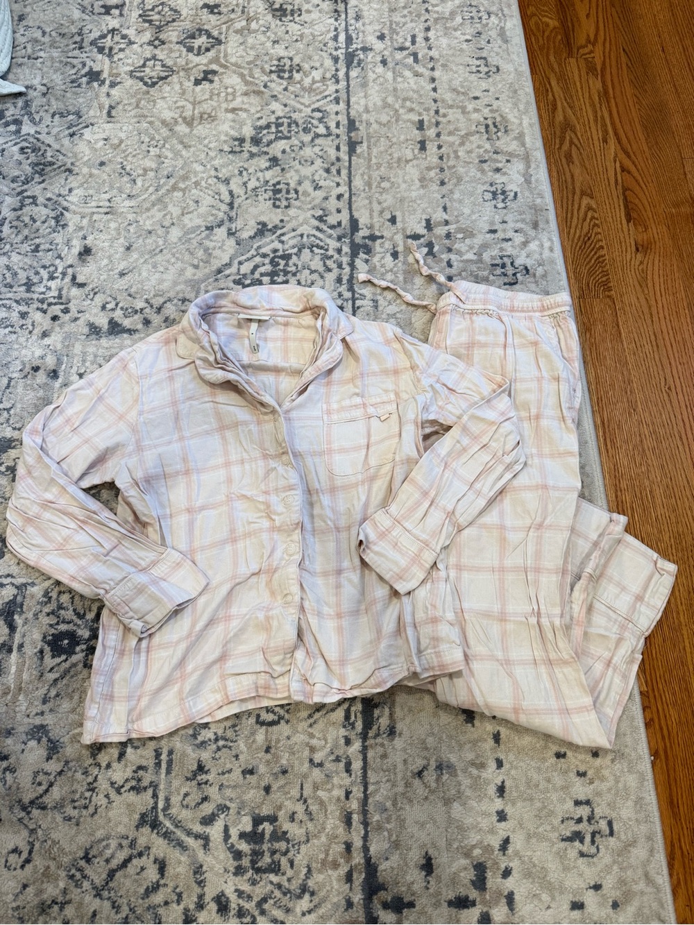 Women's Farmhouse Long Sleeve Pajama Set - Quartz Plaid